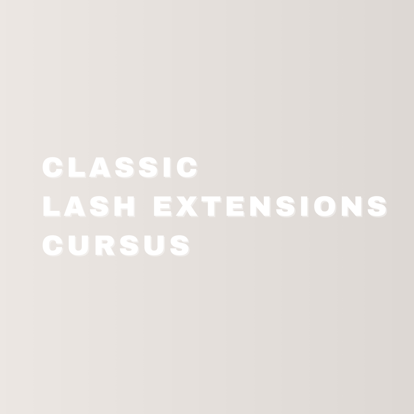 Classic Lash Extensions Cursus